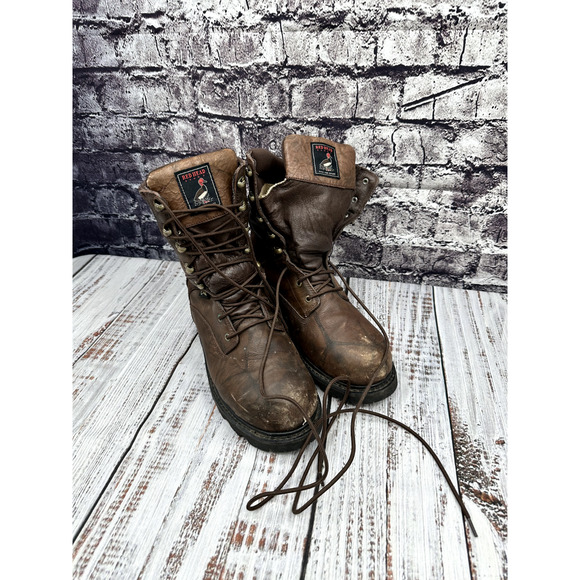Redhead Thinsulate Hunting Boots Sz 11 W Brown Leather 52030023 Goretex 800 Gram main image 5